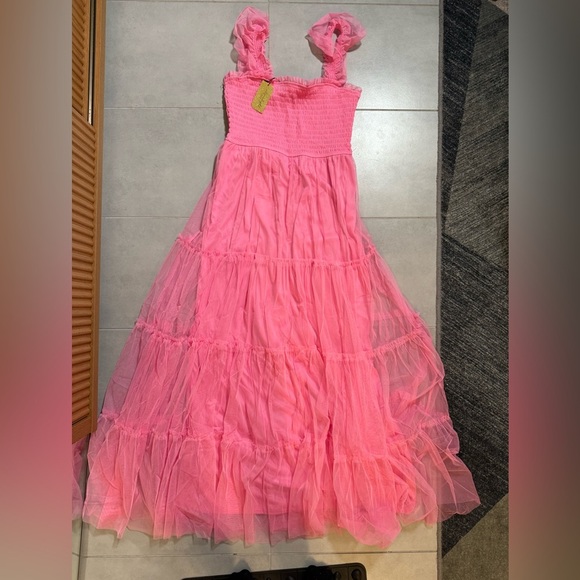 Francesca's Collections Pink Maxi Dress NWT - Picture 6 of 7